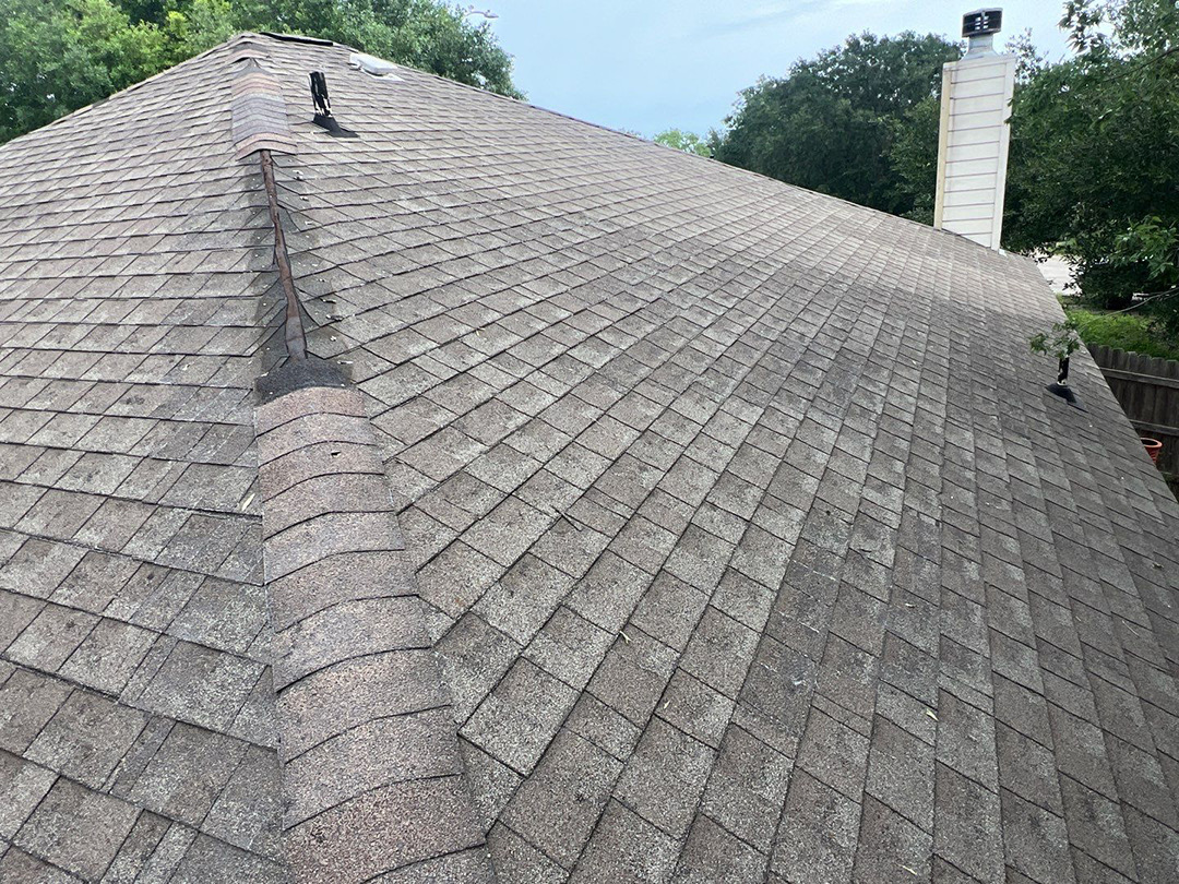Roof ridge and slopes checked after severe weather